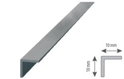 Profil aluminiowy do glazury kątownik 10/10mm L=2,5m anodowany brąz