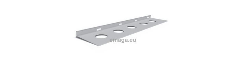 Profil aluminiowy schodowy AKDV 8 mm do kamiennych dywanów 2,5 m