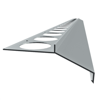 Profil aluminiowy balkonowy prosty MAXI 40mm 2,5m aluminium