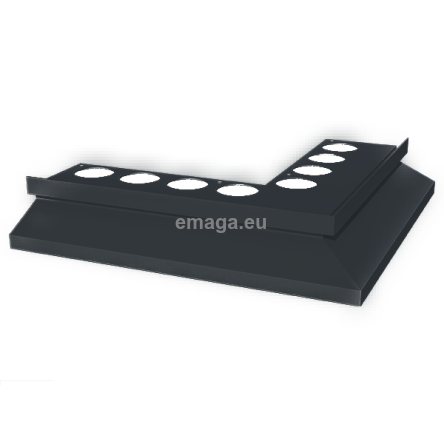 Nz90°DRIP narożnik zewnętrzny do profila DRIP grafit RAL7016