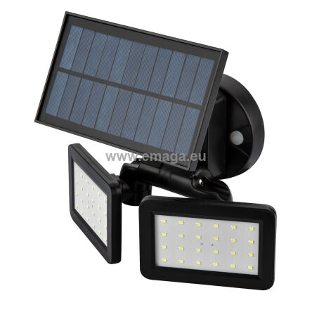 Lampa solarna ścienna SMD LED 450 lm