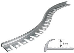 Profil aluminiowy do glazury owalny łukowy H=8mm, L=2,5mb 