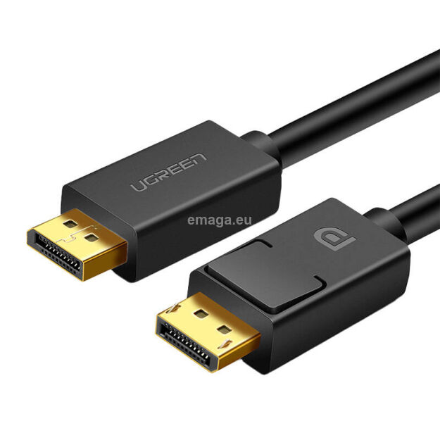Kabel UGREEN DP102 DisplayPort-DisplayPort 1m (czarny)