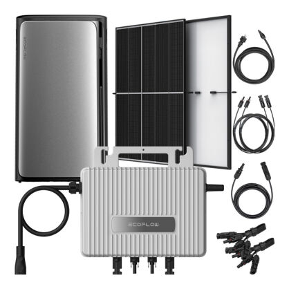 Zestaw fotowoltaiki balkonowej ECOFLOW STREAM Standard 1200W + AC Pro