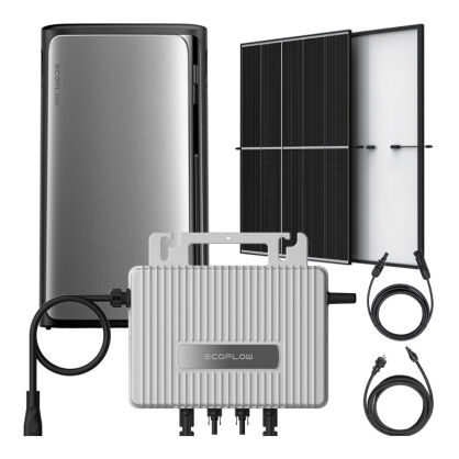 Zestaw fotowoltaiki balkonowej ECOFLOW STREAM Easy 1200W + AC Pro