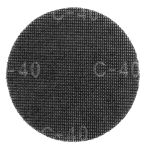 Siatka ścierna do gipsu na rzep 180 mm, K40, 5szt do szlifierki 59G263 - 2