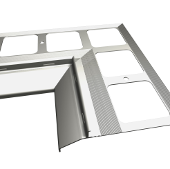 Nw 20/90 Narożnik 90° balkonowy wewnętrzny szary RAL 7037