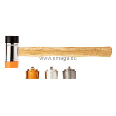 Młotek z wymiennymi końcówkami 660g/45mm