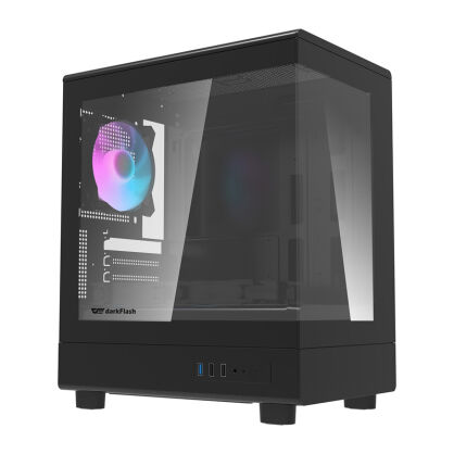 Obudowa komputerowa Darkflash DB330M + 3 wentylatory (czarna)