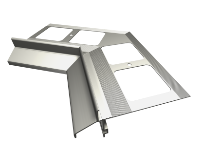 40/135 Narożnik balkonowy i tarasowy wewnętrzny brąz RAL 8019