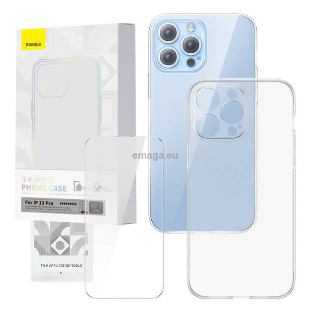 Zestaw ochronny BASEUS Corning do iPhone 13 Pro