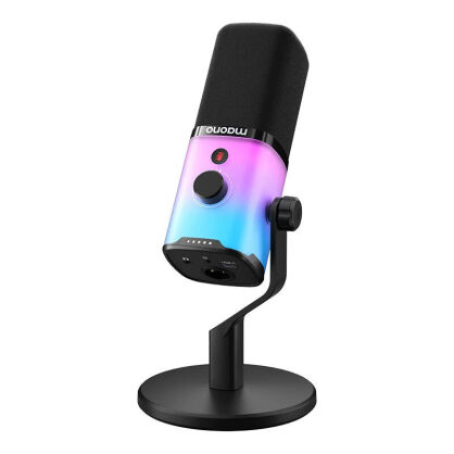 Mikrofon MAONO PD100X RGB USB/XLR (czarny)