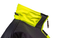 Kurtka robocza ostrzegawcza softshell z kapturem, żółta, rozmiar XXXL - 6