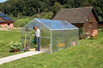 Szklarnia aluminiowa 2,30 x 1,54m Gutta Gartentec F2 z poliwęglanu 6mm - 3