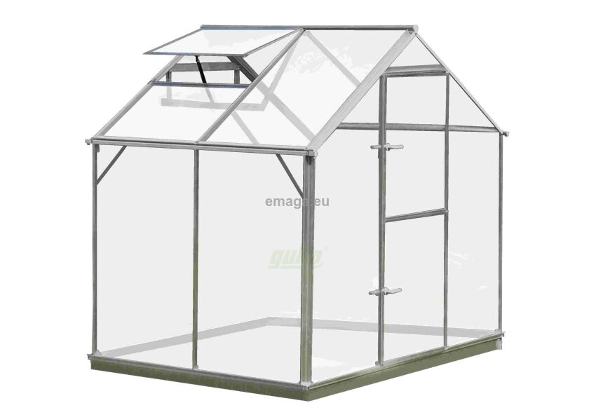 Szklarnia aluminiowa 2,30 x 1,54m Gutta Gartentec F2 z poliwęglanu 6mm