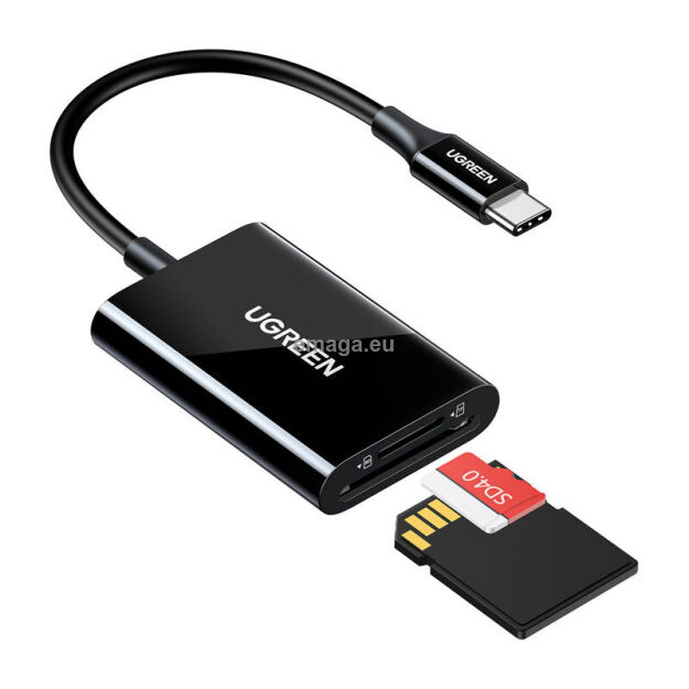 Czytnik kart UGREEN CM265 2w1 USB-C