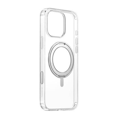 Etui magnetyczne BASEUS SkyRing 360° iPhone 16 Pro z podstawką (przezroczyste)