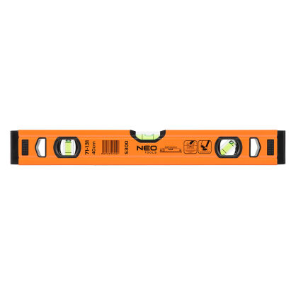 Poziomnica aluminiowa S 300, 3 libelle, 40 cm
