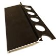 Profil aluminiowy balkonowy 85 mm 3 m okapnik lakierowany czarny RAL9005 - 2