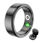Smartring COLMI R02 rozmiar 10 19.8mm (czarny) + etui ładujące - 3