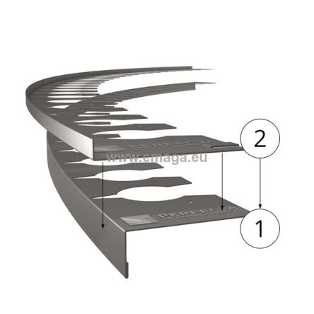 Profil balkonowy łukowy W 30/10 flex do systemu 