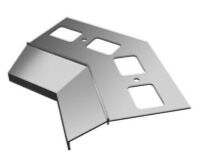 Narożnik kąt zlecony K100 brązowy RAL 8019