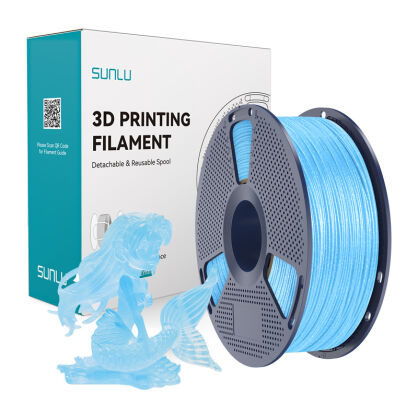 Filament SUNLU PLA 1.75mm 1kg (błyszczący niebieski)