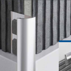Profil aluminiowy zewnętrzny owalny 8mm 2,5m 10 szt.