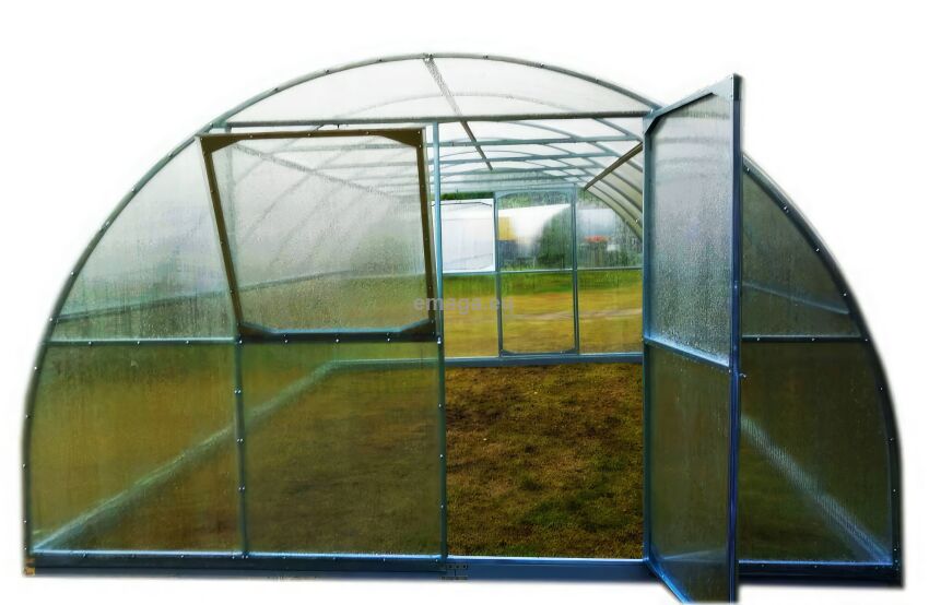 Szklarnia Primus 4x8m 32m2 H=230cm poliwęglan 4mm