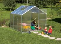 Szklarnia aluminiowa 2,30 x 2,28m Gutta Gartentec F3 z poliwęglanu 6mm - 2