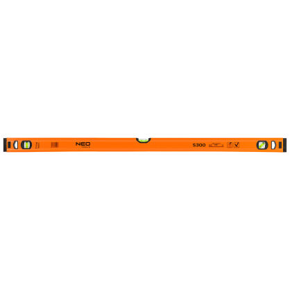 Poziomnica aluminiowa S 300, 3 libelle, 100 cm