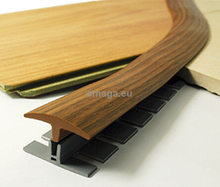 Profil podłogowy do łuków STEPFLEX D 21-24mm - równy poziom - listwa podłogowa 6m