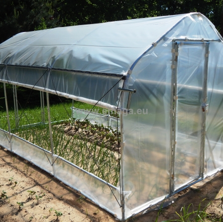 Tunel foliowy hobby wielowegetacyjne folia UV2+1 drzwi wymiary: 2x2x2,5 m