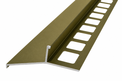 Profil aluminiowy balkonowy 44mm 2,5m - okapnik anodowany oliwka