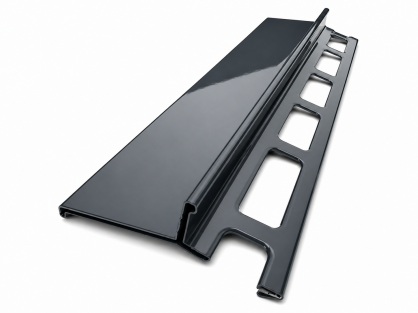 Profil aluminiowy balkonowy 44mm 3m - okapnik lakier antracyt RAL7016