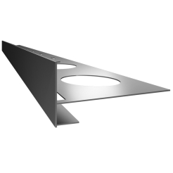 Profil schodowy SC2  - schody zewnętrzne z okładzinami ceramicznymi L=2m kolor: aluminium