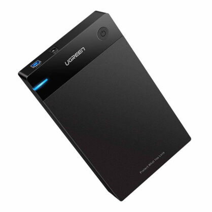 Obudowa dysku UGREEN US222 3,5" SATA USB 3.0 (czarna)