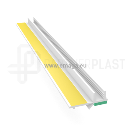 Profil przyokienny dylatacyjny biały z uszczelką B=3mm L=2,5m 60szt 