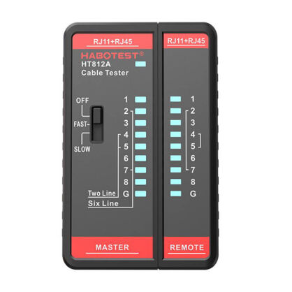 Tester przewodów HABOTEST HT812A RJ11/RJ45