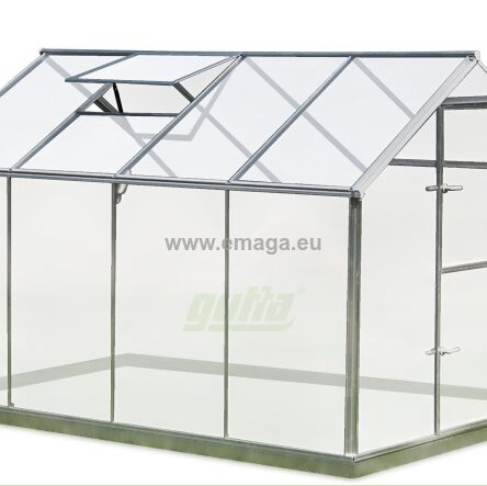 Szklarnia aluminiowa 2,30 x 3,00m Gutta Gartentec F4 z poliwęglanu 6mm