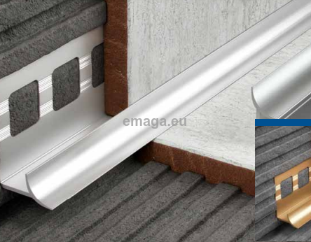 Profil aluminiowy wewnętrzny 9mm 2,5m 10szt. 