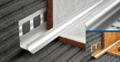 Profil aluminiowy wewnętrzny 9mm 2,5m 10szt. 