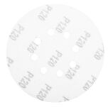 Krążki ścierne 150 mm, K120, 5 szt., z 8 otworami, 65mm - 4