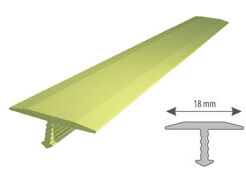 Listwa budowlana mosiężna "T" 18mm L=3m