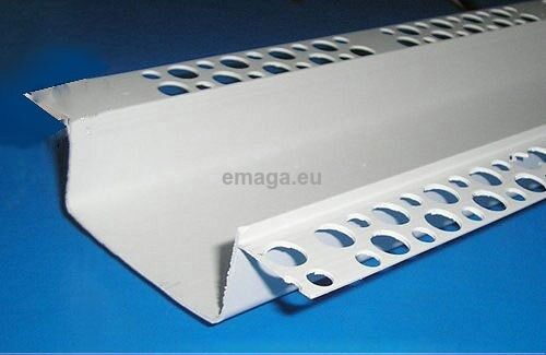 Listwa PCV do boniowania H=5cm L=3mb - bonia elewacyjna 5cm - pakiet 20 sztuk
