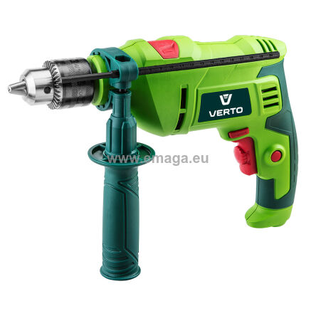 Wiertarka udarowa 500W, uchwyt kluczykowy 13 mm, obroty 0-3000 min⁻¹