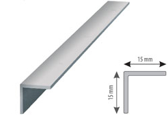 Profil aluminiowy do glazury kątownik 15/15 L=3m anodowany brąz