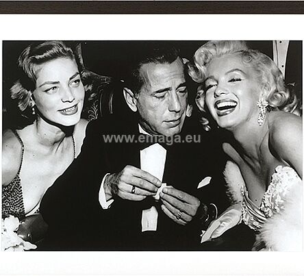 Obraz/zdjęcie BACALL BOGART MONROE