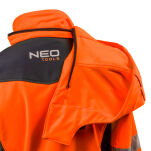 Kurtka robocza ostrzegawcza softshell z kapturem, pomarańczowa, rozmiar XL - 4