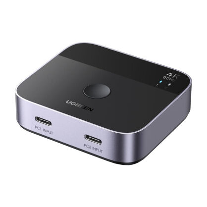 Przełącznik UGREEN AW502 2-portowy USB-C-HDMI